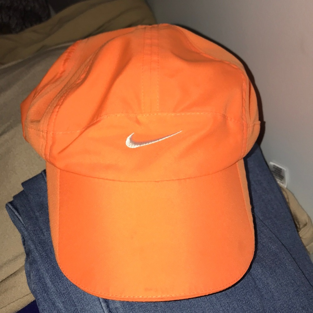 Orange Nike Featherlight Dry-Fit Hat